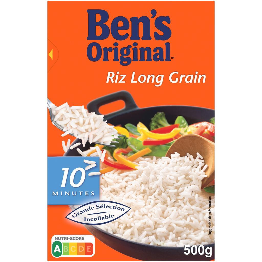 BEN'S ORIGINAL Riz Vrac Long Grain 10mn 500g