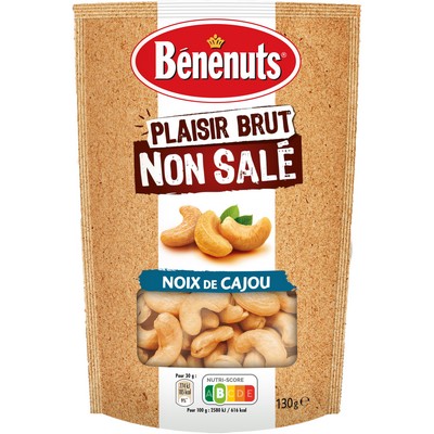 Bénénuts Plaisir brut Noix de cajou 130 g