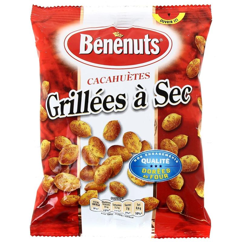 Bénénuts Cacahuètes grillées à sec 200 g