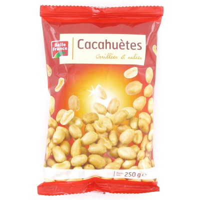 Roasted & Salted Peanuts Belle France 250g Bag