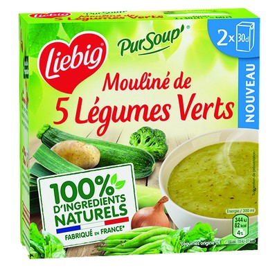 Liebig PurSoup' Cream of 5 Green Vegetables 2 x 30 cl