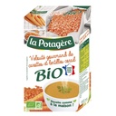 Velouté gourmand de carottes et lentilles corail Bio 2x30cl