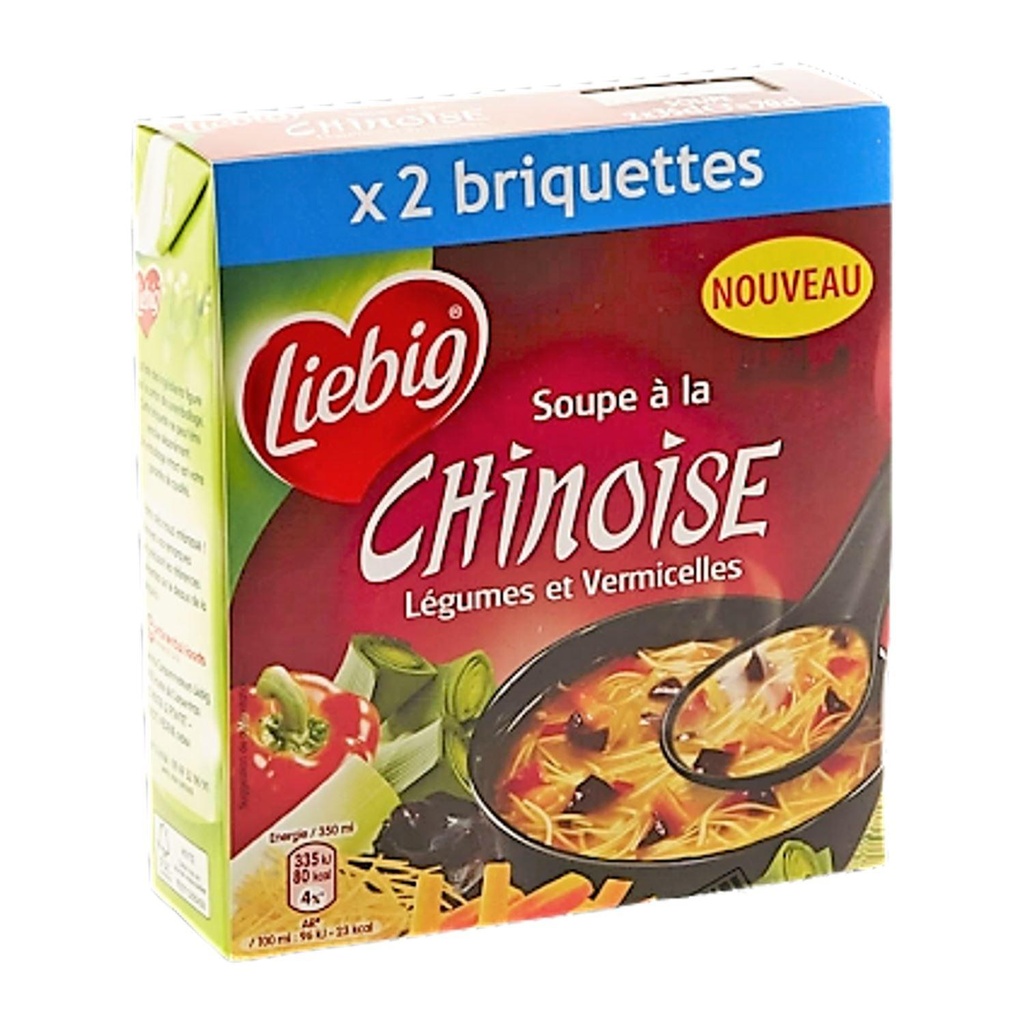 Liebig Chinese-Style Soup with Vegetables and Vermicelli 2 x 30 cl