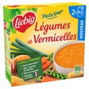 Liebig PastaSoup' Légumes et vermicelles 2 x 30 cl