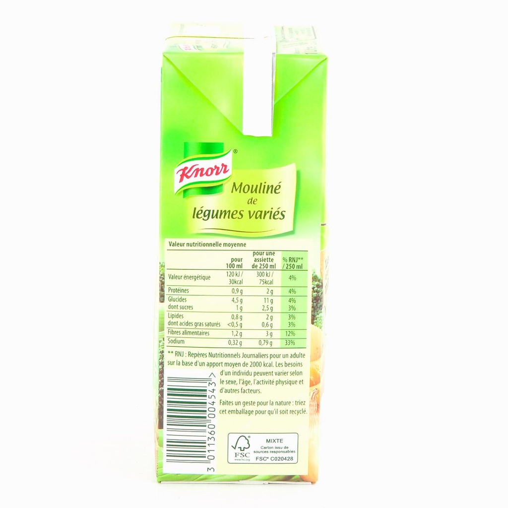 Knorr Mixed Vegetables Soup Brick 1L
