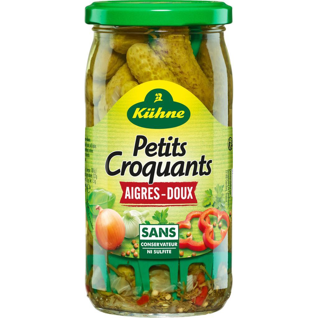 CRUNCHY PICKLES 185G KUHNE