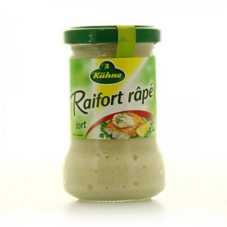 Raifort Authentique râpé fort, bocal 140g
