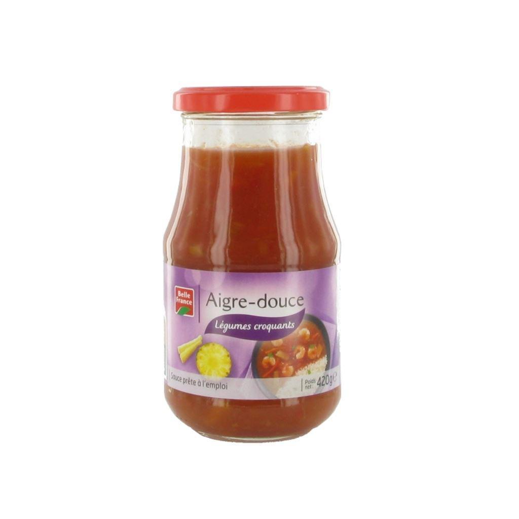 Belle France Sweet and Sour Vegetable Sauce Glass Bottle 420g