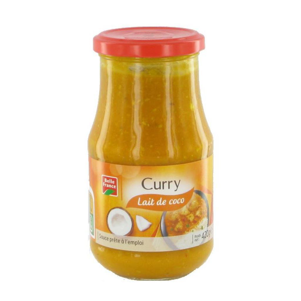 CURRY VEGETABLES SAUCE 420G BELLE FRANCE