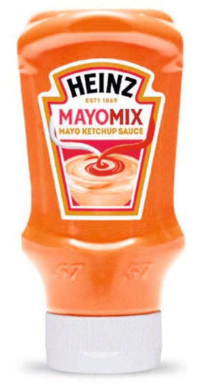 Heinz Mayomix Sauce Soft Bottle Top Down 425g