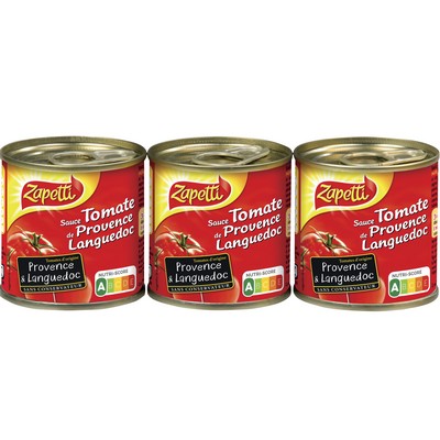 ZAPETTI Tomato Sauce BM pack of 3x95G