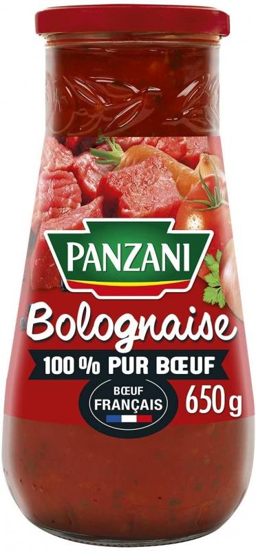 PANZANI - SPF - SAUCE BOLOGNAISE PUR BOEUF 650G