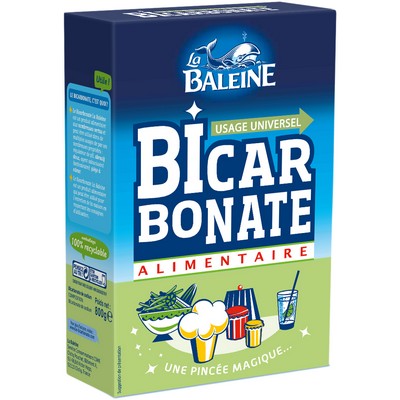 La Baleine Food-Grade Bicarbonate Cardboard Box 800g