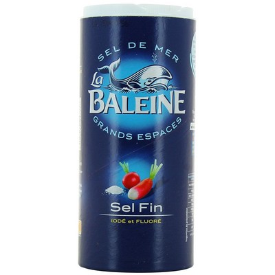 La Baleine Fine Iodized & Fluoridated Salt 550g Pouring Box