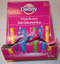 Daddy Dispenser Box of 100 Sugar Sticks 500g