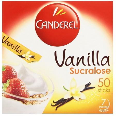 CANDEREL BOITE 50 STICKS VANILLA SUCRALOSE