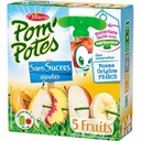 POM'POTES Fruit Pouches 5 Yellow Fruits 4x90g