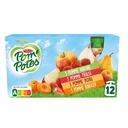 POM'POTES Mixed Fruit Pouch Compotes 12x90g