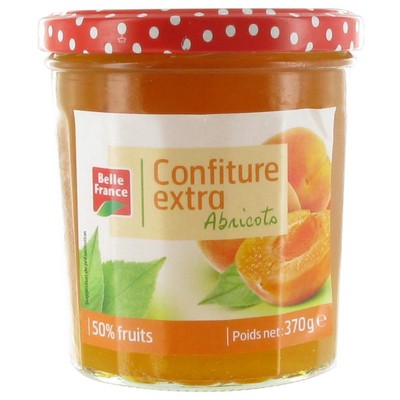 Belle France Extra Apricot Jam Jar 370g