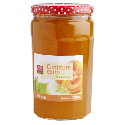 Belle France Apricot Extra Jam Jar 750g