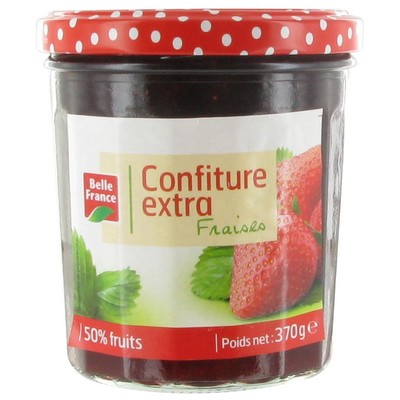 CONFITURE EXTRA FRAISE BF POT 370 G