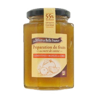 Orange Clementine Fruit Spread DBF Jar 315g
