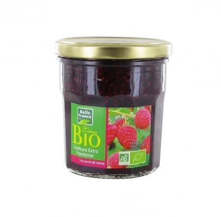 Organic Extra Raspberry Jam Belle France Jar 370g