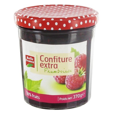 Belle France Extra Raspberry Jam Jar 370g