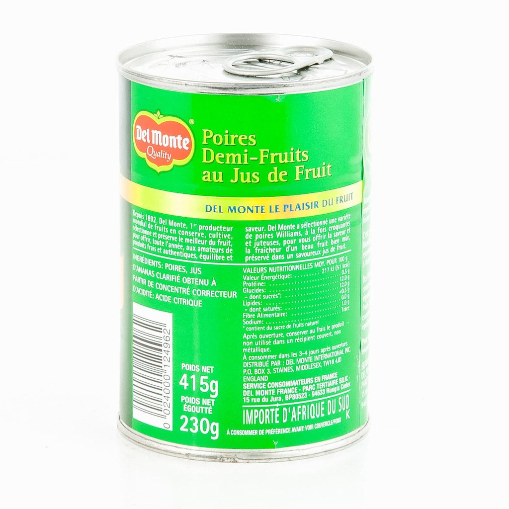 ROCHEFONTAINE Pears in Juice 410g