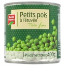 Extra Fine Steamed Peas Belle France 400g Can
