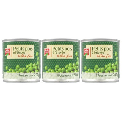 PETIT POIS ETUVE EF BF BOITE 3 X 1/4 OF 600 G