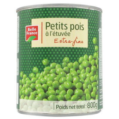 PETIT POIS ETUVE EF BF BOITE 4/4 OF 800 G