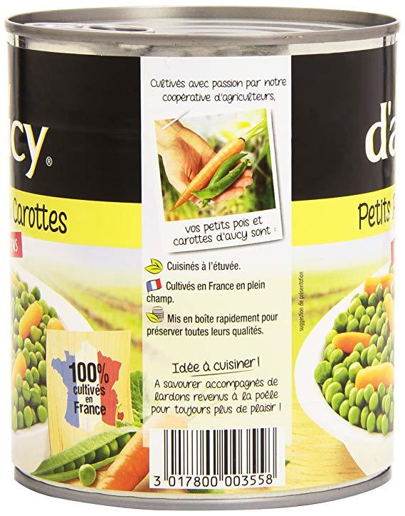 2x280g POIS EXTRA FINS D'AUCY