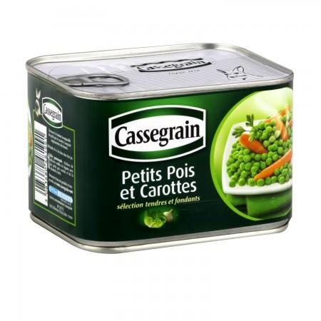 Cassegrain peas and carrots 465g