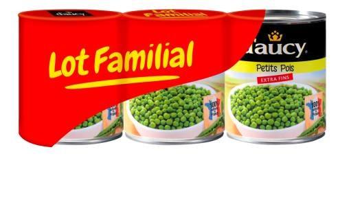2x530G POIS EXTRA FINS CAROTTES D'AUCY "LOT FAMILIAL