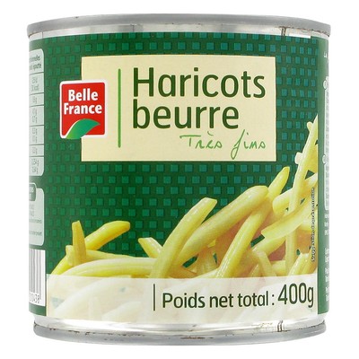 HARICOT BEURRE TF BF BOITE 1/2 OF 400 G