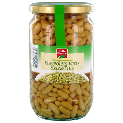 Extra Fine Green Flageolet Beans Belle France Jar 660g