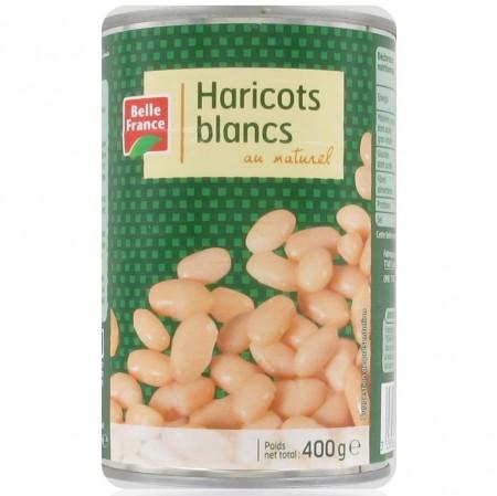 HARICOT BLANC AU NATUREL BF BOITE 1/2 400 G
