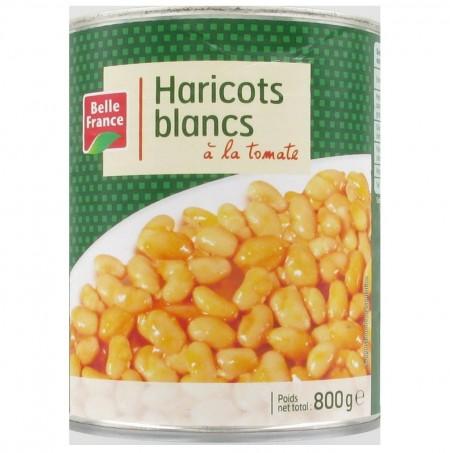 White Beans in Tomato Sauce Belle France Can 800g