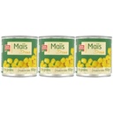 Sweetcorn Kernels Belle France Pack of 3 x 1/4 450g