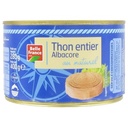Whole Albacore Tuna in Brine Belle France Can 400g