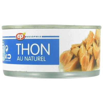 THON ENTIER AU NATUREL EP BOITE 1/4 130 G