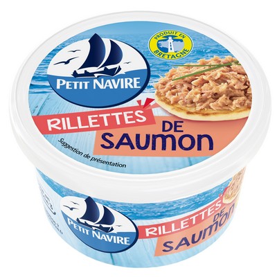 Rillettes de Saumon Démarche Responsable PETIT NAVIRE 125g