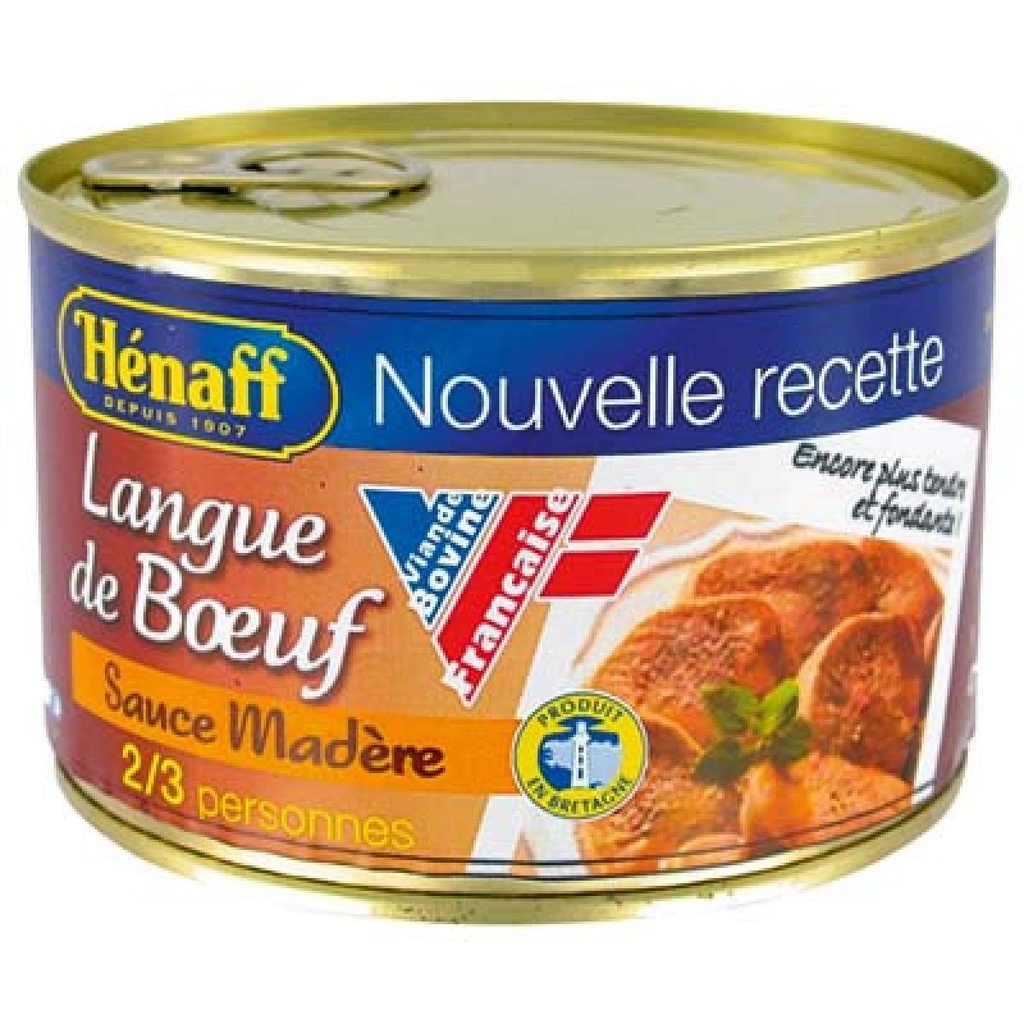 LANGUE BOEUF MADERE HNF 410G