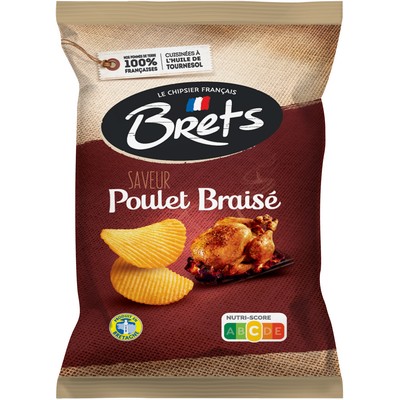 CHIPS CHICKEN 125G BRET'S