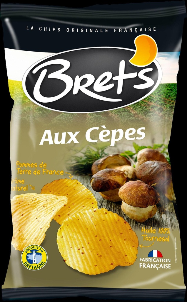 Brets Porcini Mushroom Chips 125g