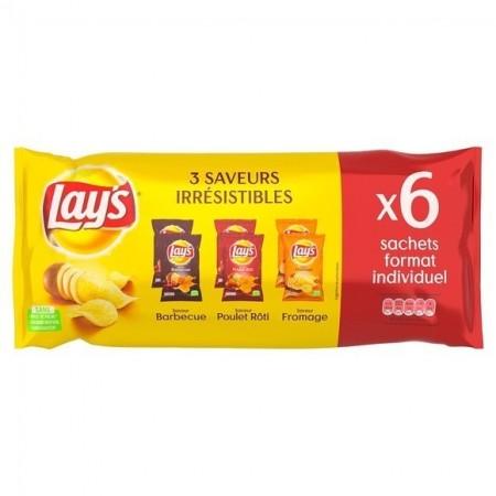 Lays Flavored Chips Multipack 2x25g + 4x27.5g