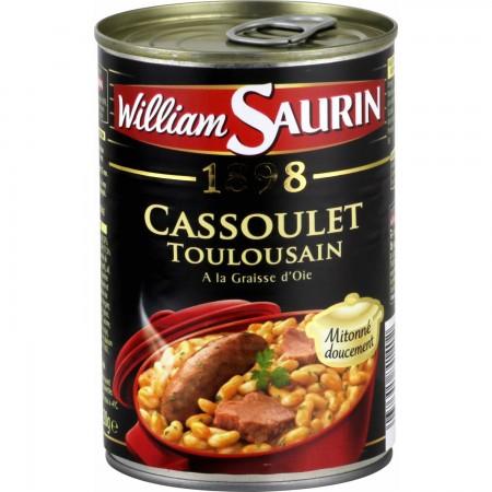 WILLIAM SAURIN - CASSOULET TOULOUSAIN 1898 - 420g