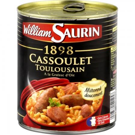 WILLIAM SAURIN - CASSOULET TOULOUSAIN 1898 - 840G
