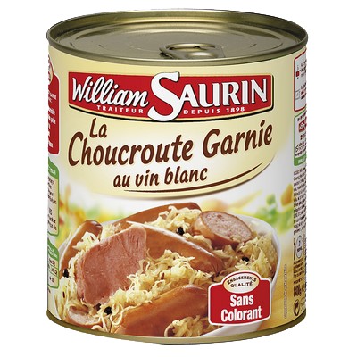 WILLIAM SAURIN - Sauerkraut with White Wine 4/4